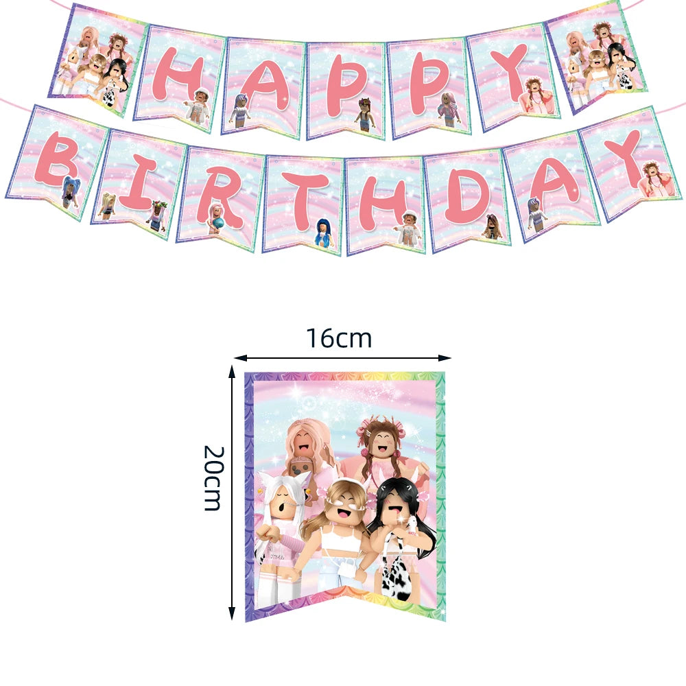 Pink Theme Birthday Party Decorations