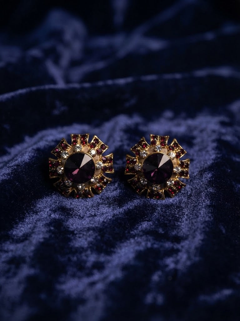 Amethyst Studs