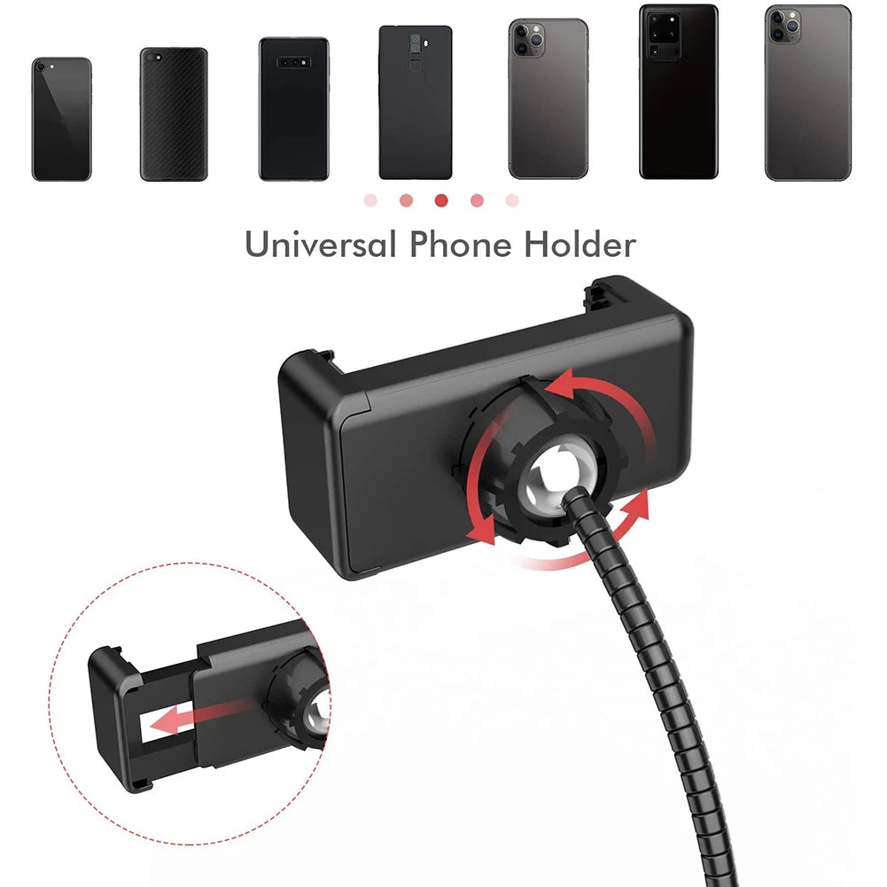 LED Selfie Ring Lamp with Phone Holder Tripod