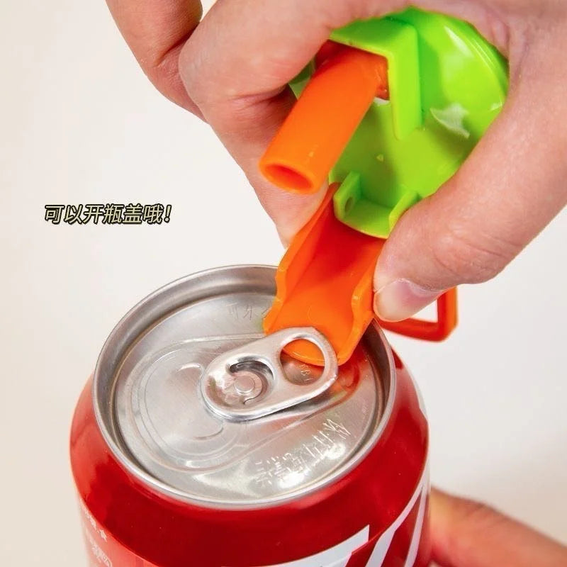 Can Lid With Silicone Straw