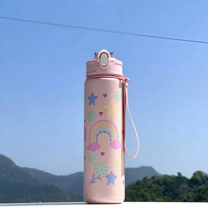 Water Bottle For Kids -  Leakproof Plastic Water Bottles