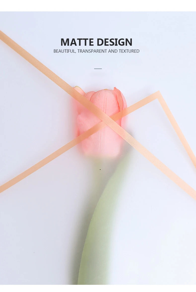 Flower Wrapping Paper with Golden Edges