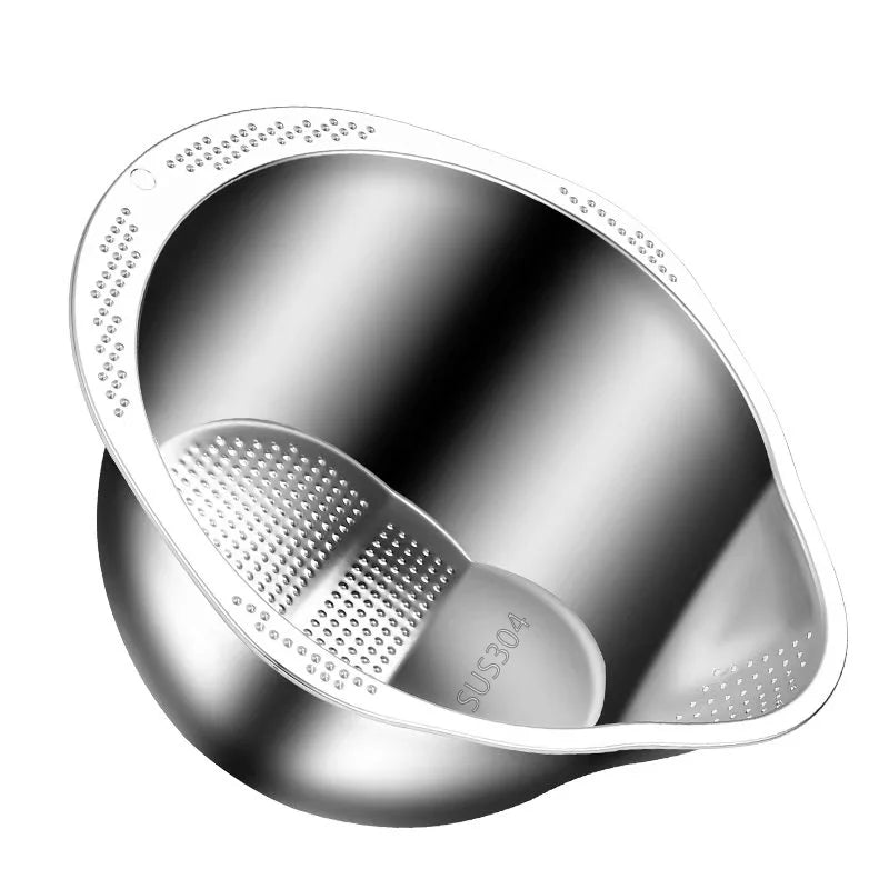 Rice Washer Strainer Bowl