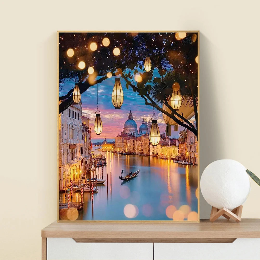 City Landscape Paint by Numbers