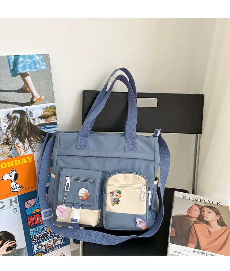 Waterproof Nylon Tote Bag