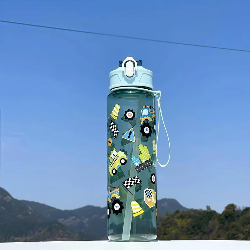 Water Bottle For Kids -  Leakproof Plastic Water Bottles