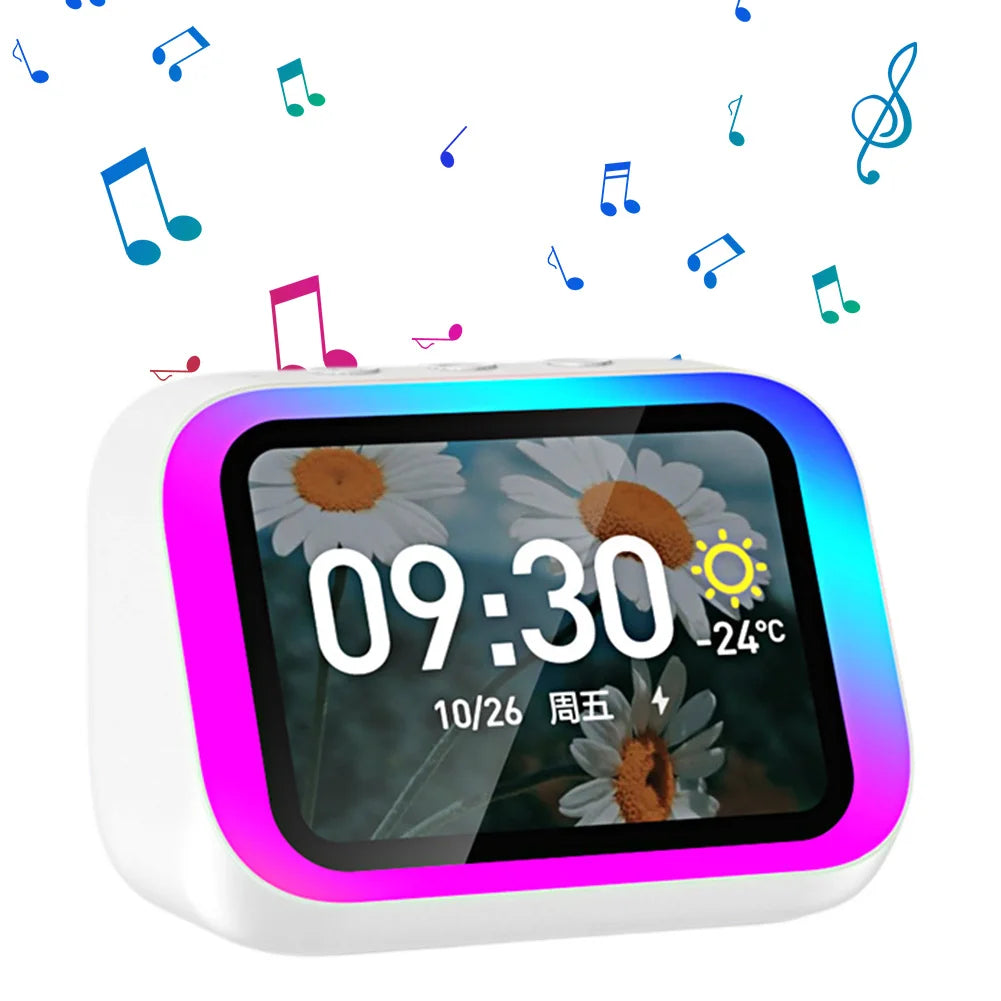 Multifunctional Smart Speaker with Clock & Weather