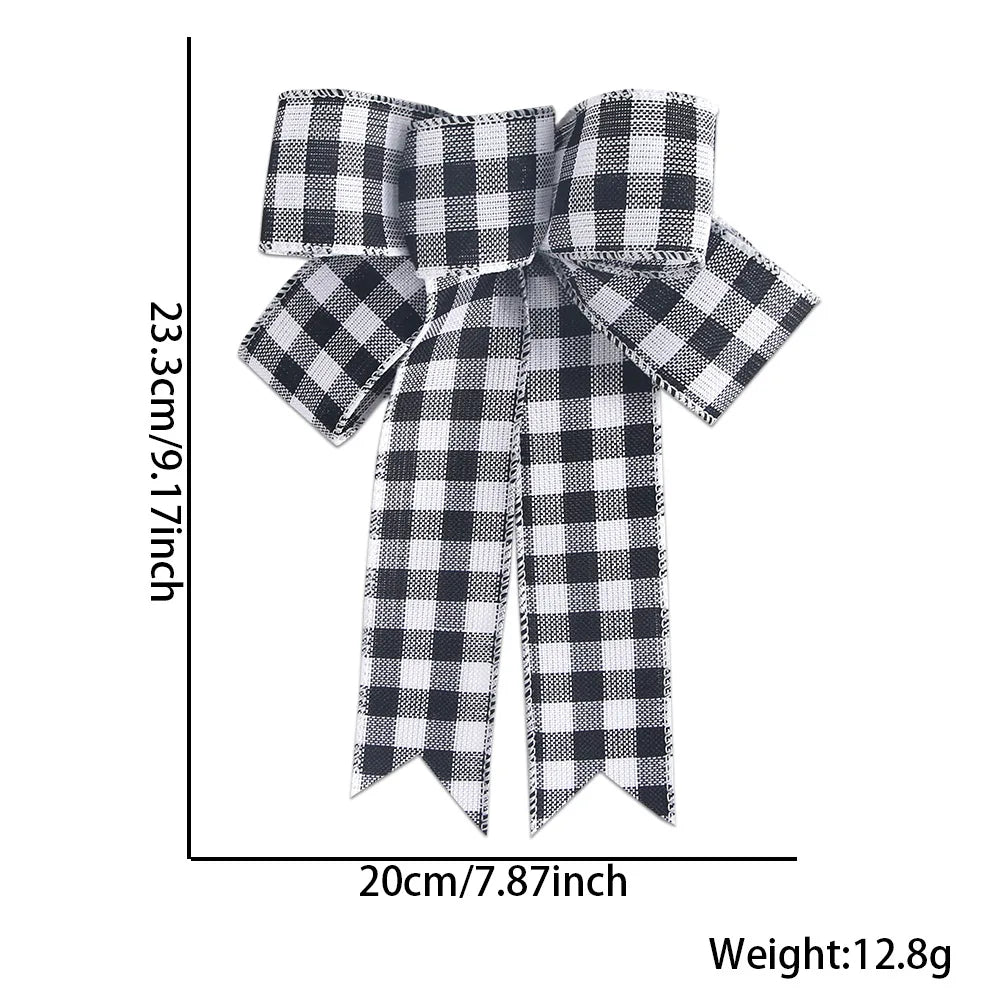 DIY Linen Ribbon Bow