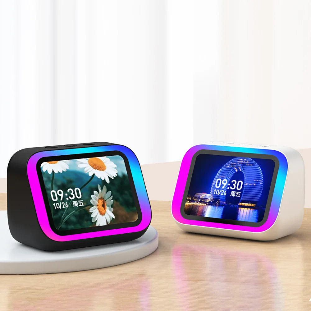Multifunctional Smart Speaker with Clock & Weather