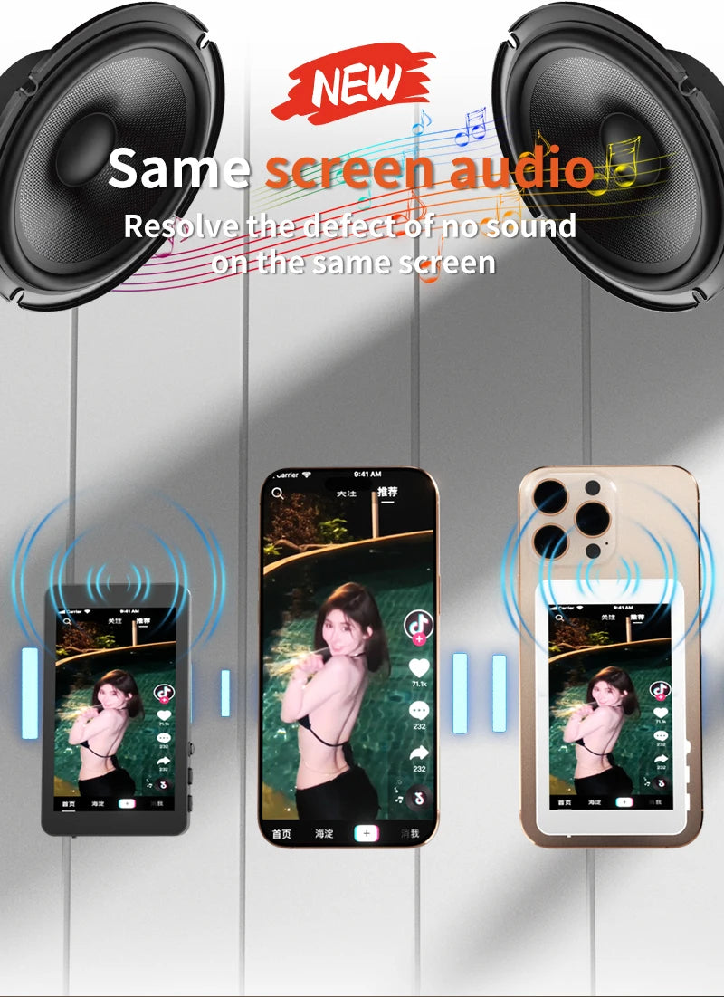 Magnetic Wireless Phone Selfie Monitor