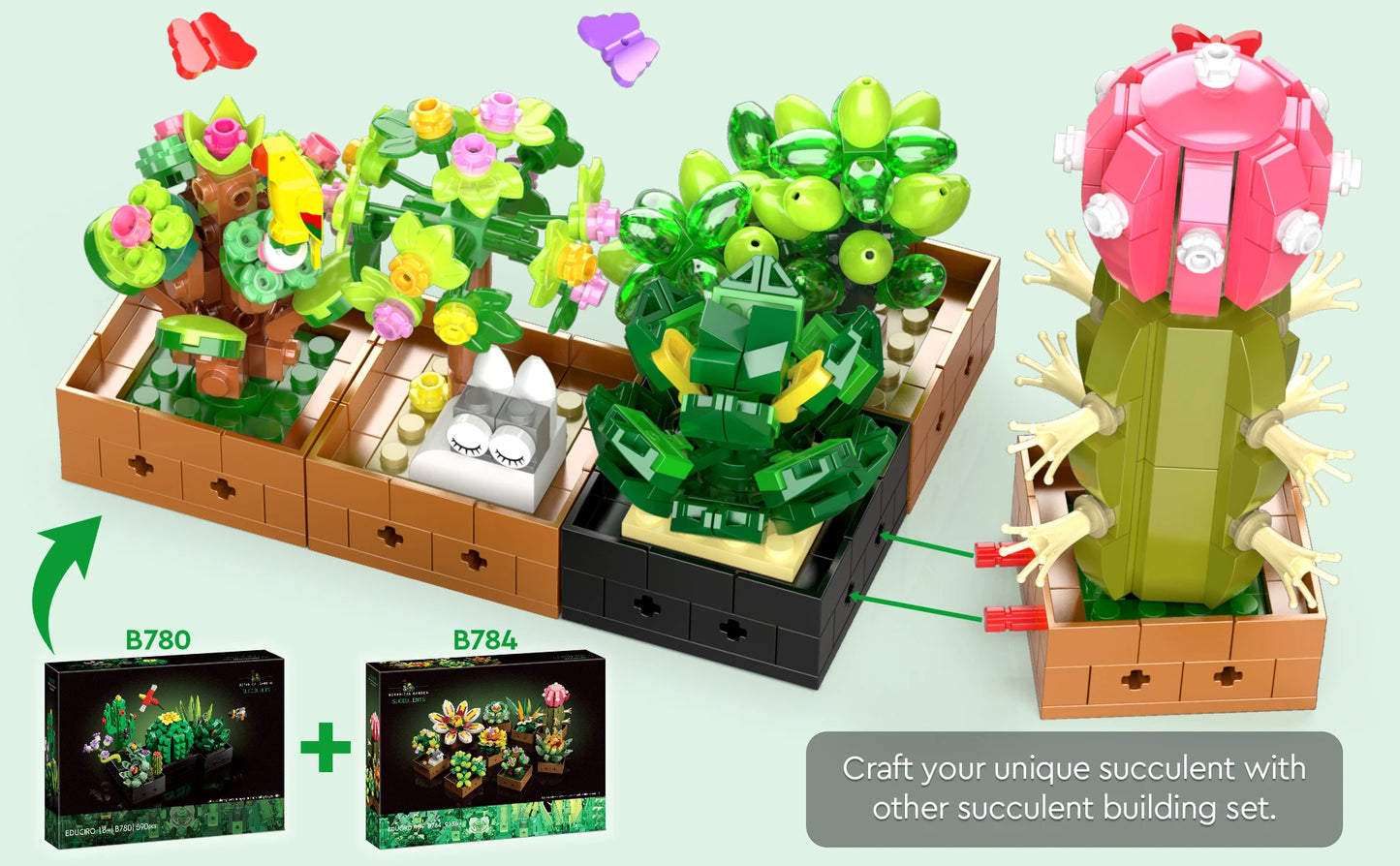 EDUCIRO Succulent Bonsai Building Set