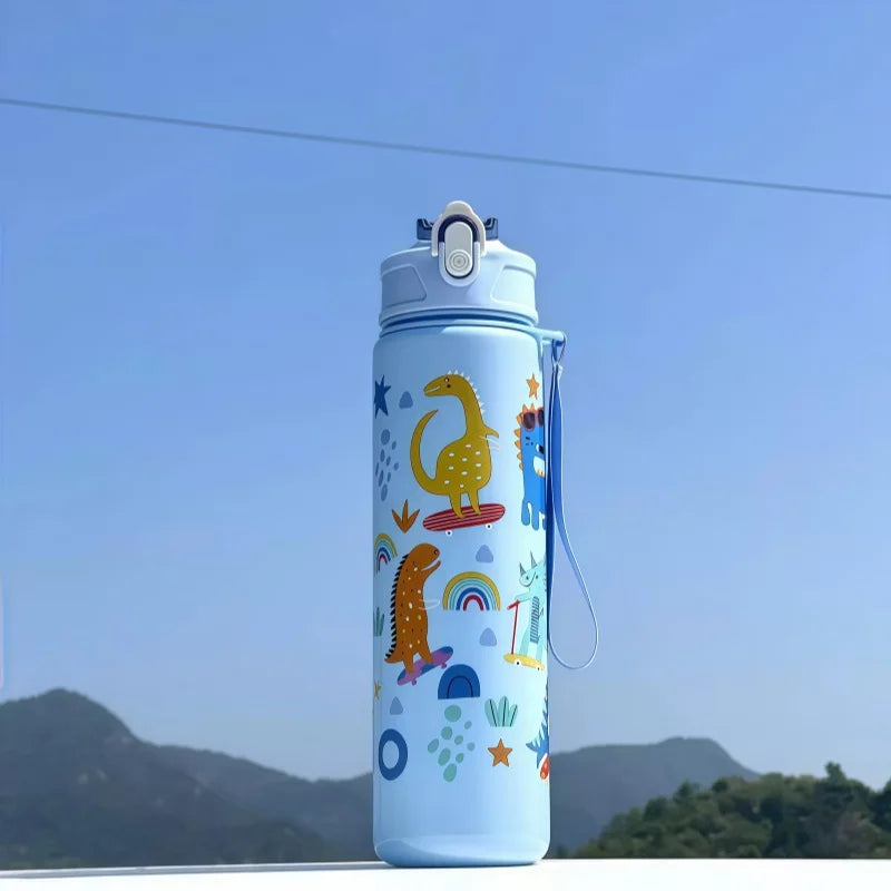 Water Bottle For Kids -  Leakproof Plastic Water Bottles