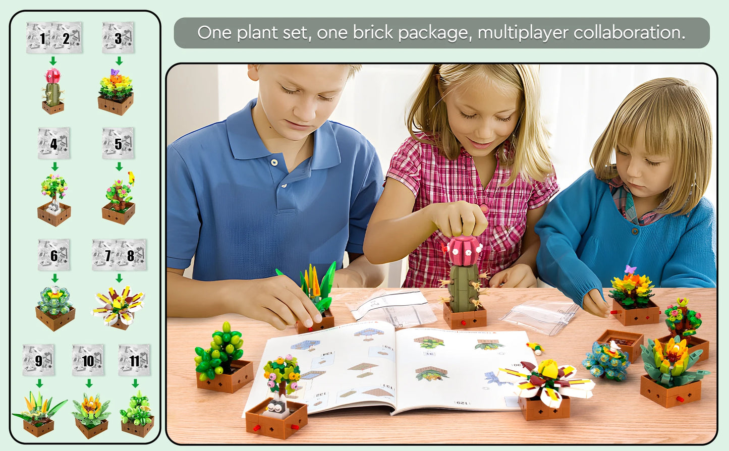 EDUCIRO Succulent Bonsai Building Set