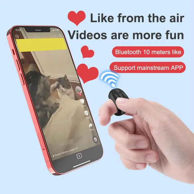 For Tik-Tok Ring Remote Control Button Wireless