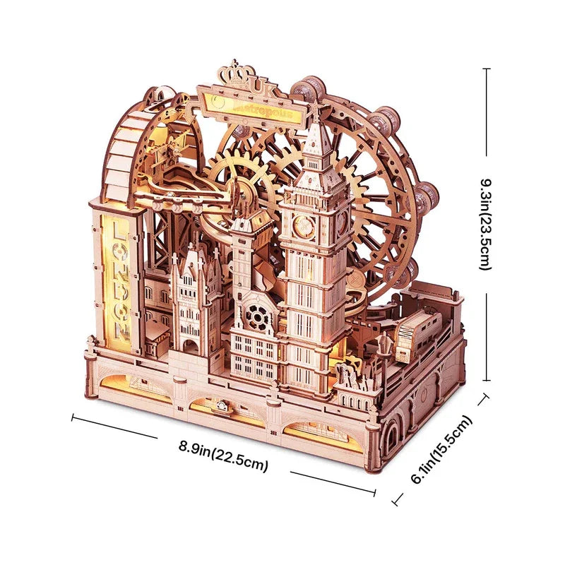 London Cityscape 3D Wooden Puzzle