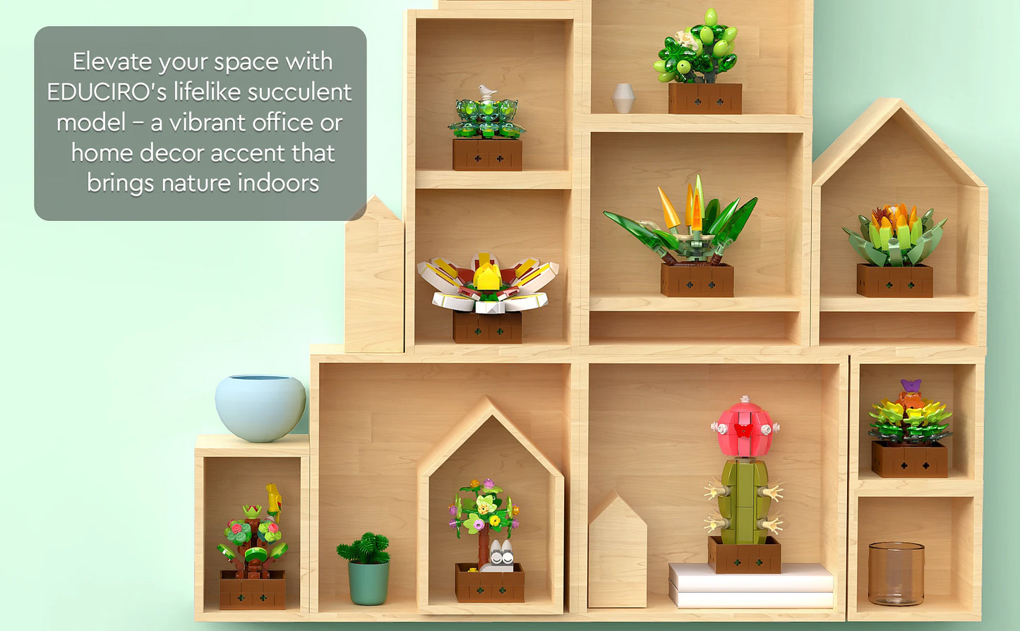 EDUCIRO Succulent Bonsai Building Set