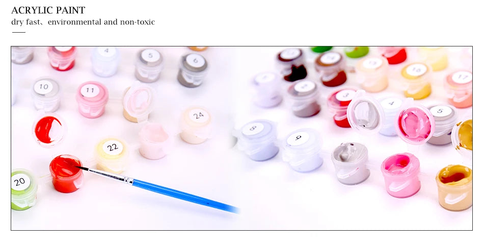 City Landscape Paint by Numbers