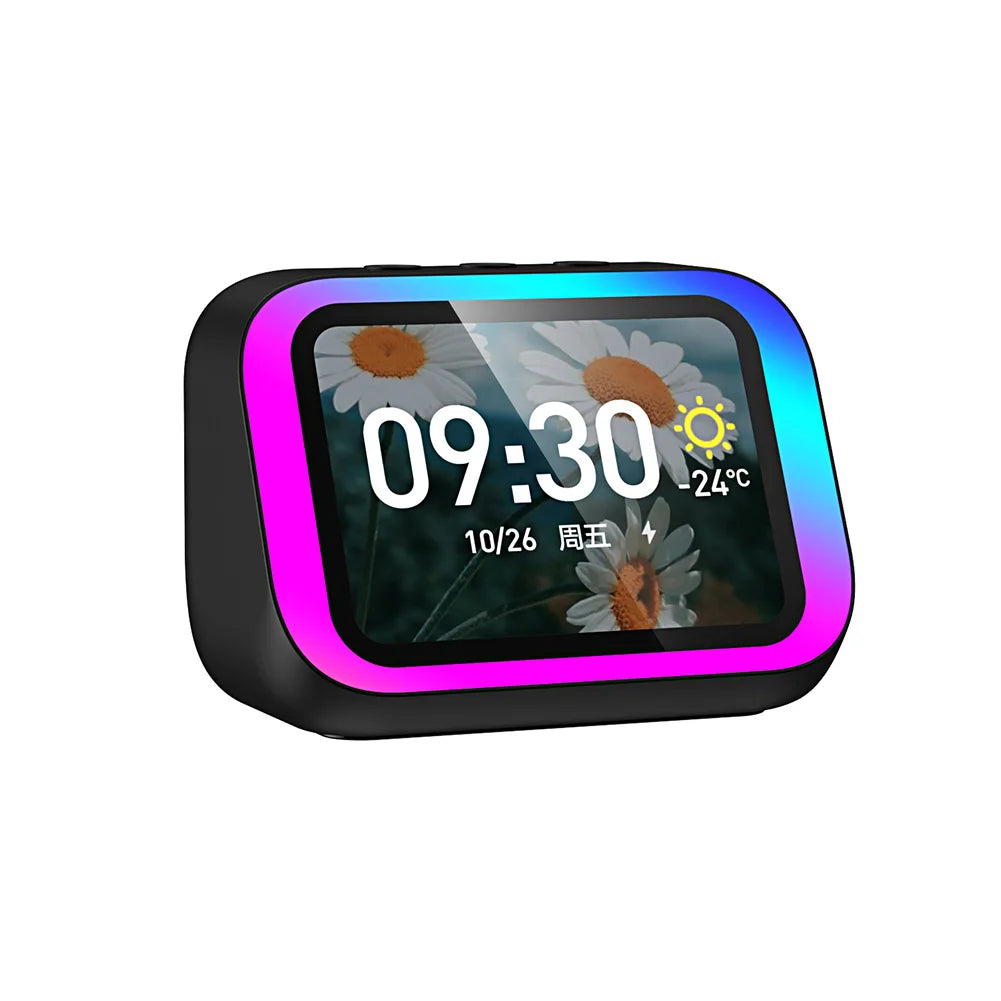 Multifunctional Smart Speaker with Clock & Weather