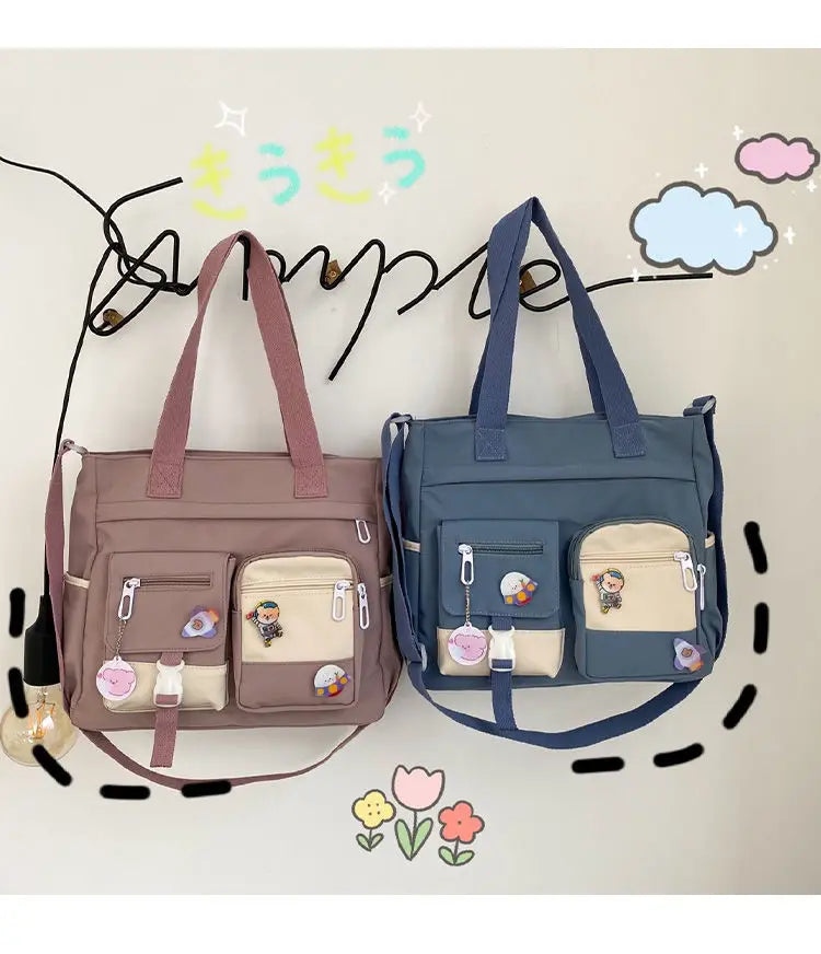 Waterproof Nylon Tote Bag