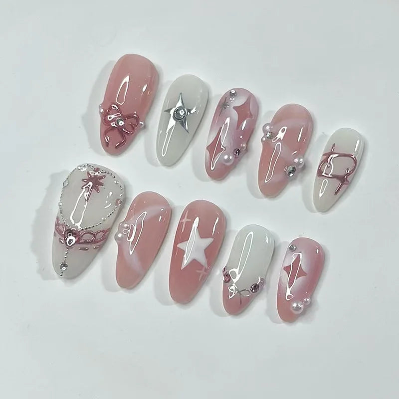 3D Design False Press on Nails
