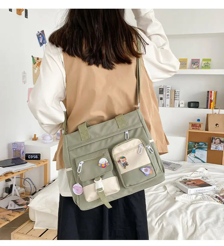Waterproof Nylon Tote Bag
