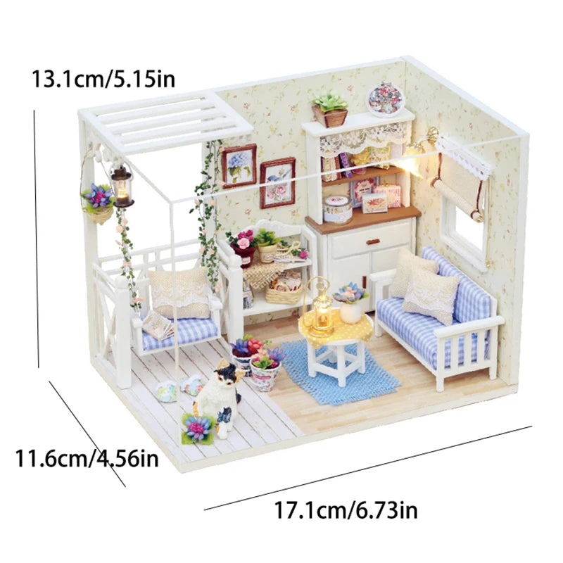 Miniature Dollhouse DIY Kit