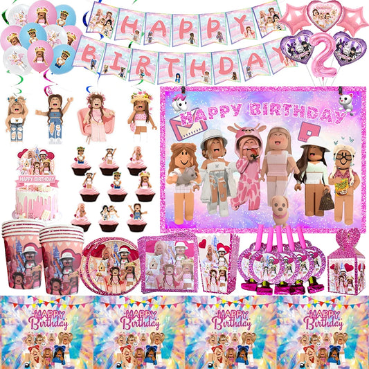 Pink Theme Birthday Party Decorations