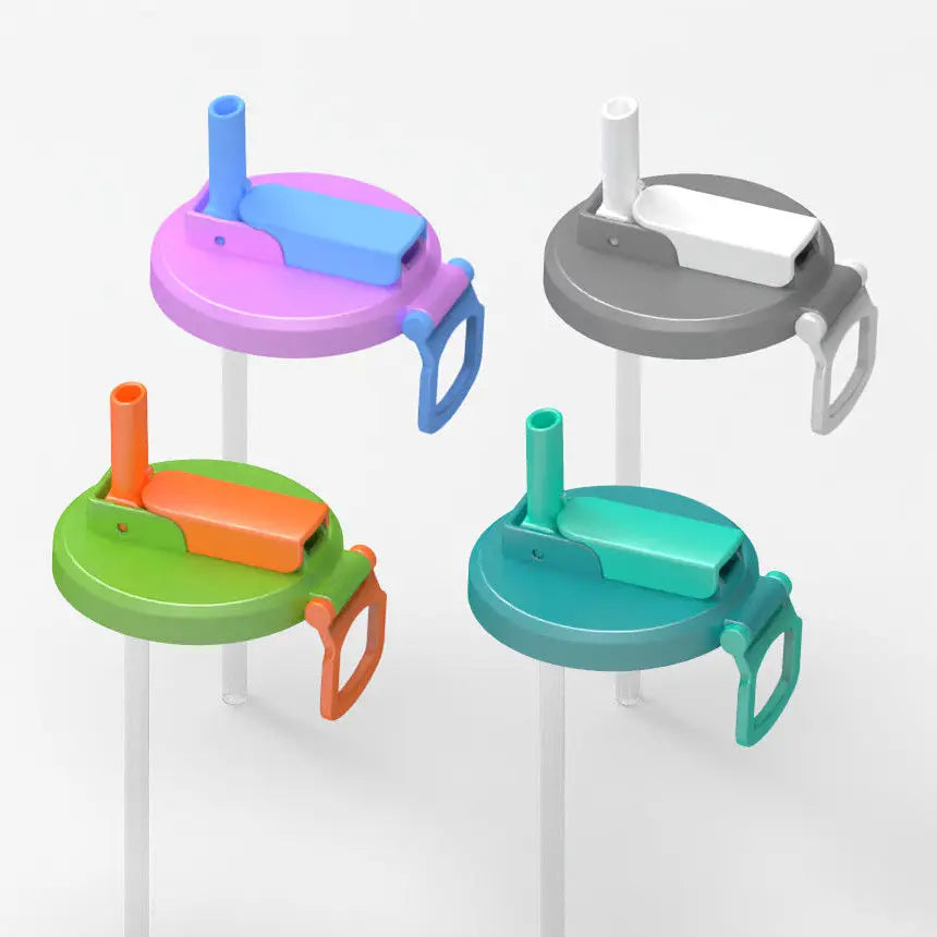 Can Lid With Silicone Straw