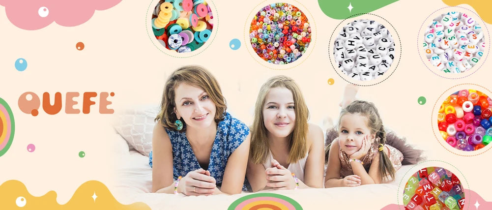 500pcs DIY Beaded Bracelet & Necklace Craft Set