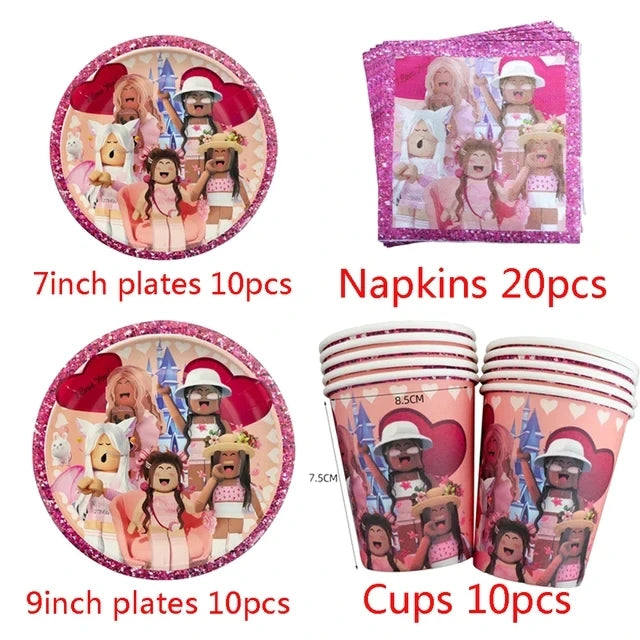 Pink Theme Birthday Party Decorations