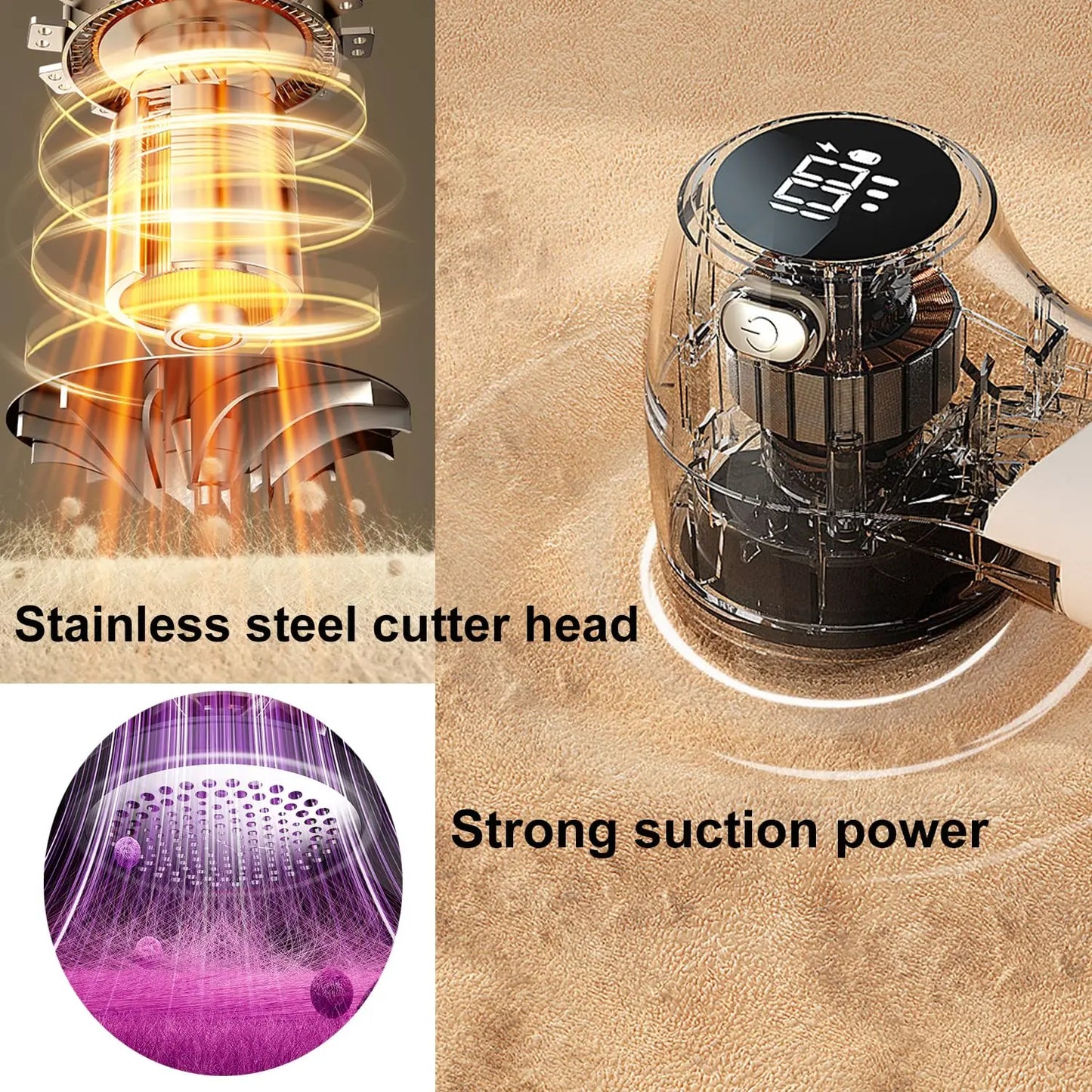 Rechargeable Fabric Lint Remover