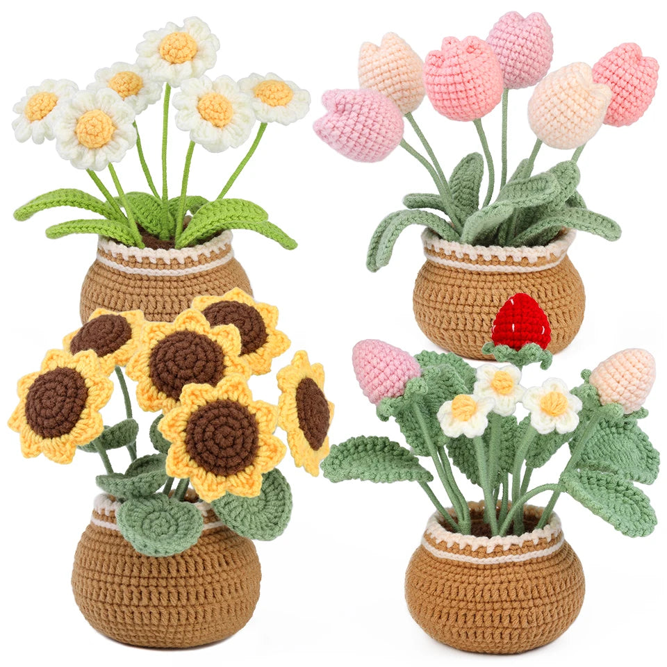 Beginner Crochet Flower Kit