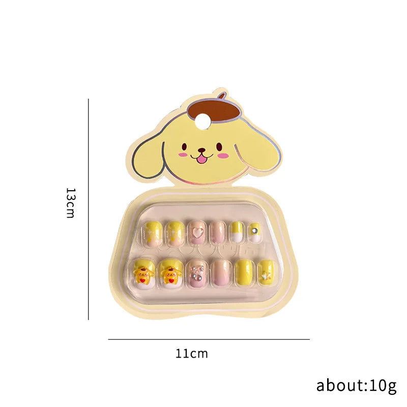 3D Cartoon Fake Nails for Girls