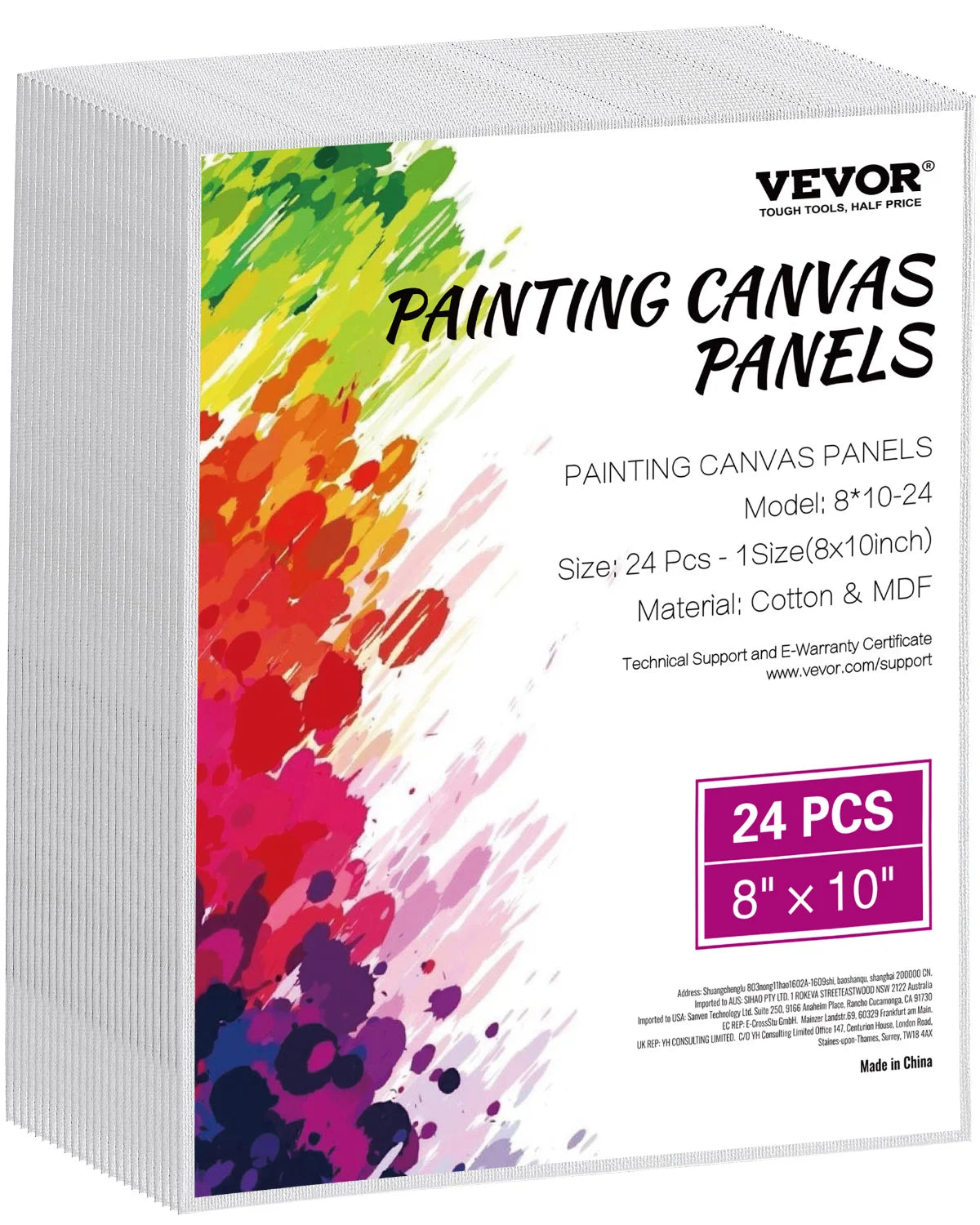 White Canvas Boards