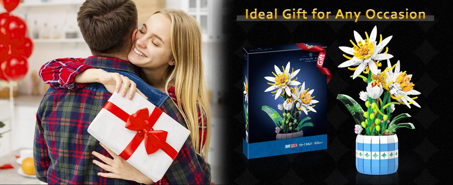 EDUCIRO Flower Bouquet Building Set