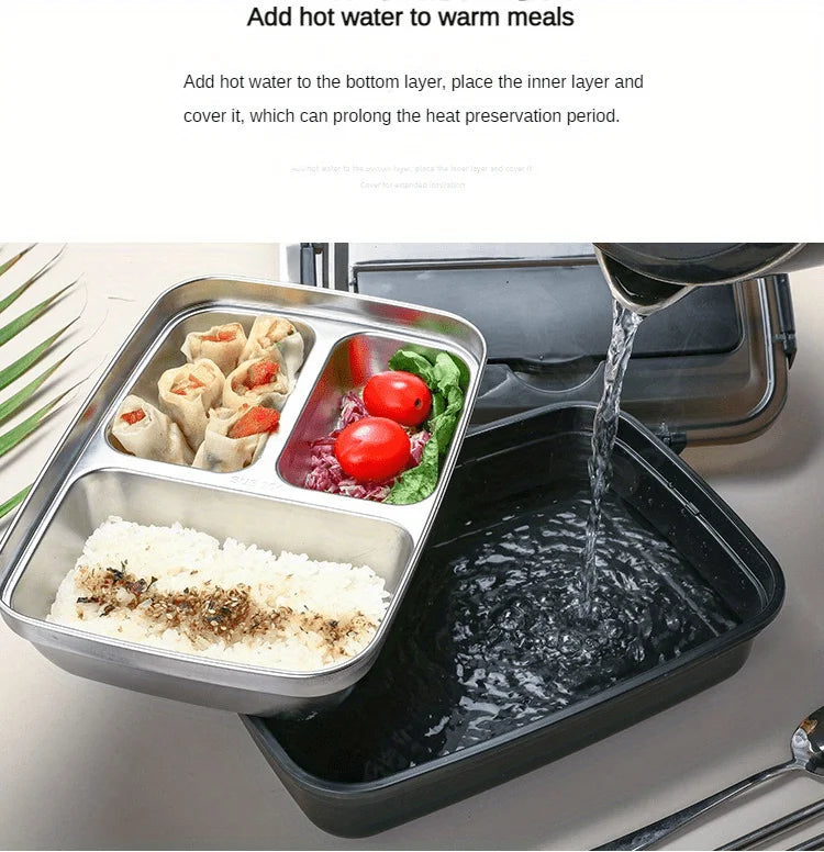 Leak-Proof Stainless Steel Lunch Box