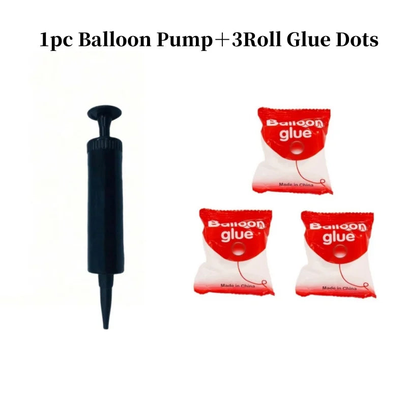 Balloon Pump with Glue Dots for Balloons