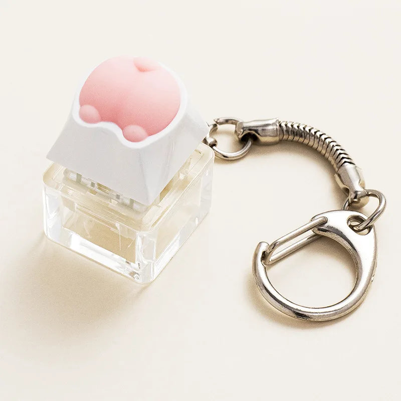 LED Keyboard Fidget Keychain