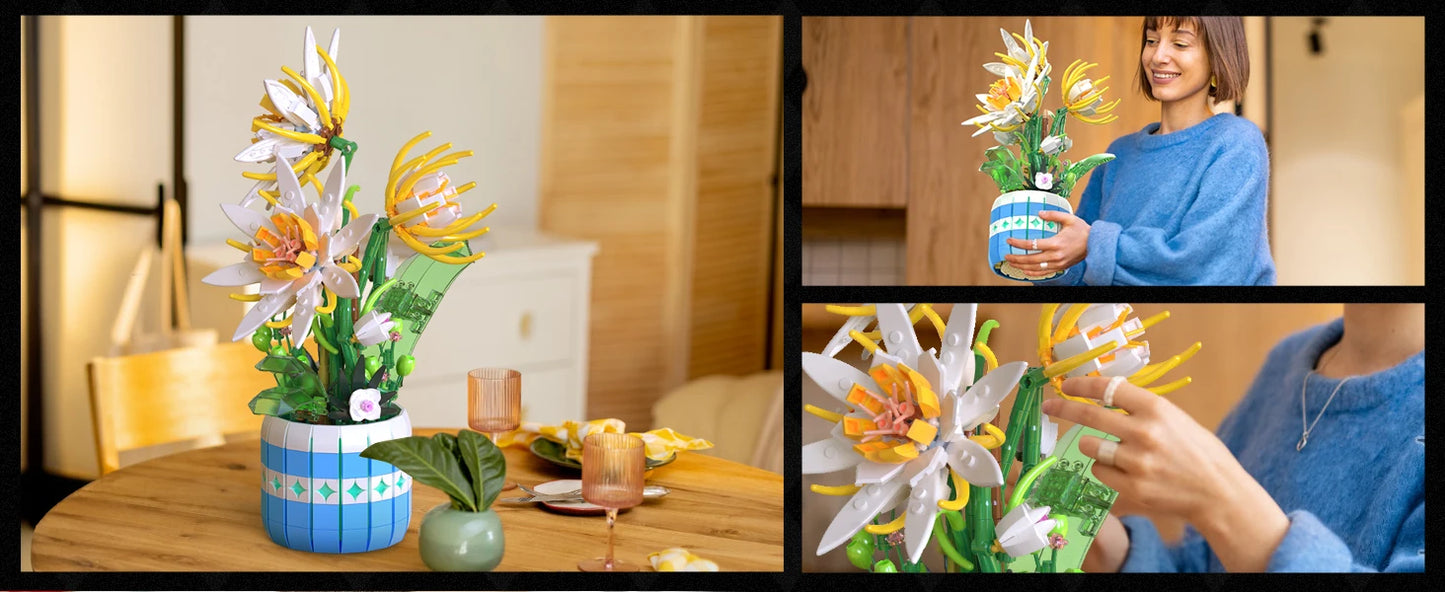 EDUCIRO Flower Bouquet Building Set