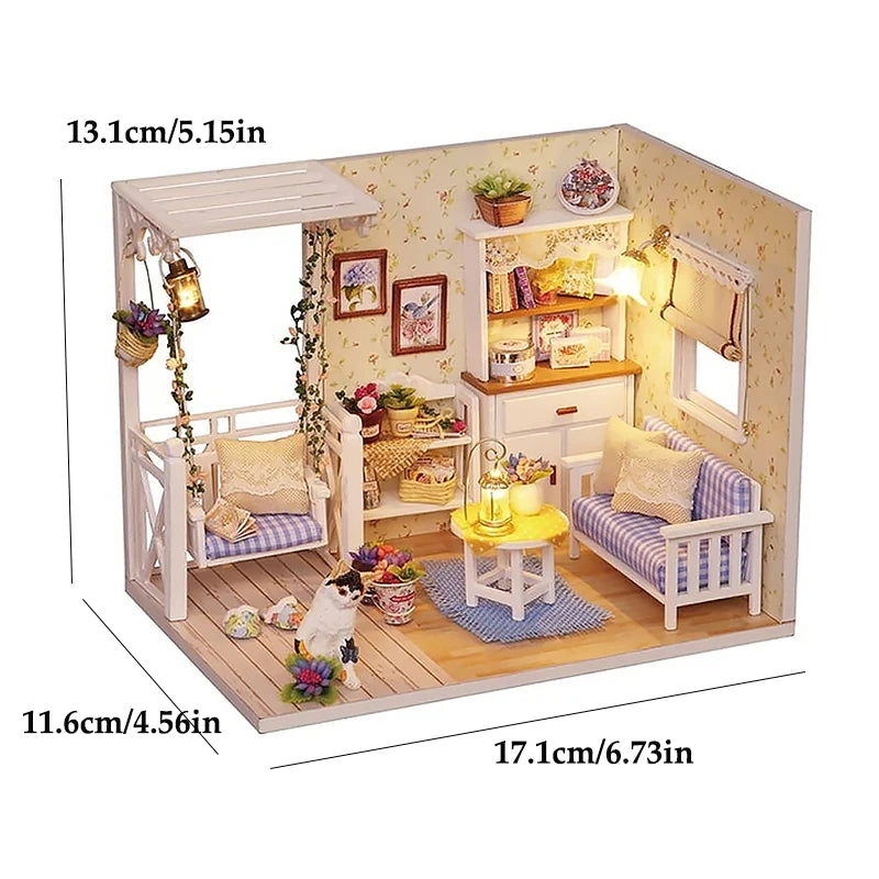 Miniature Dollhouse DIY Kit