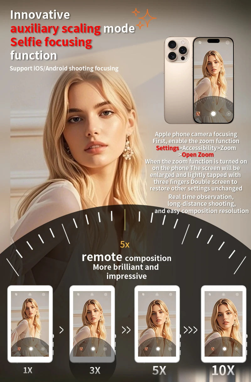 Magnetic Wireless Phone Selfie Monitor