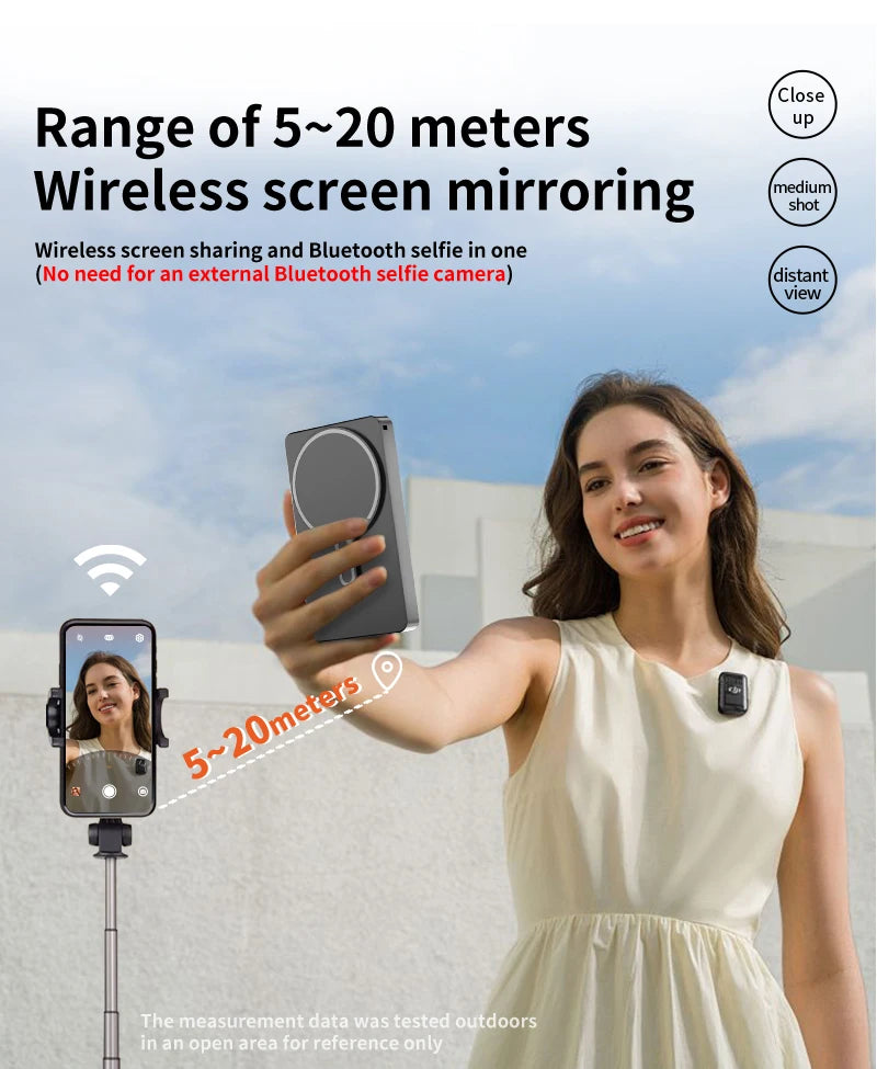 Magnetic Wireless Phone Selfie Monitor