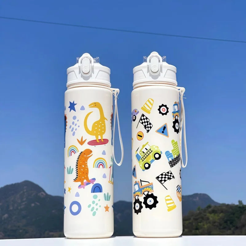 Water Bottle For Kids -  Leakproof Plastic Water Bottles