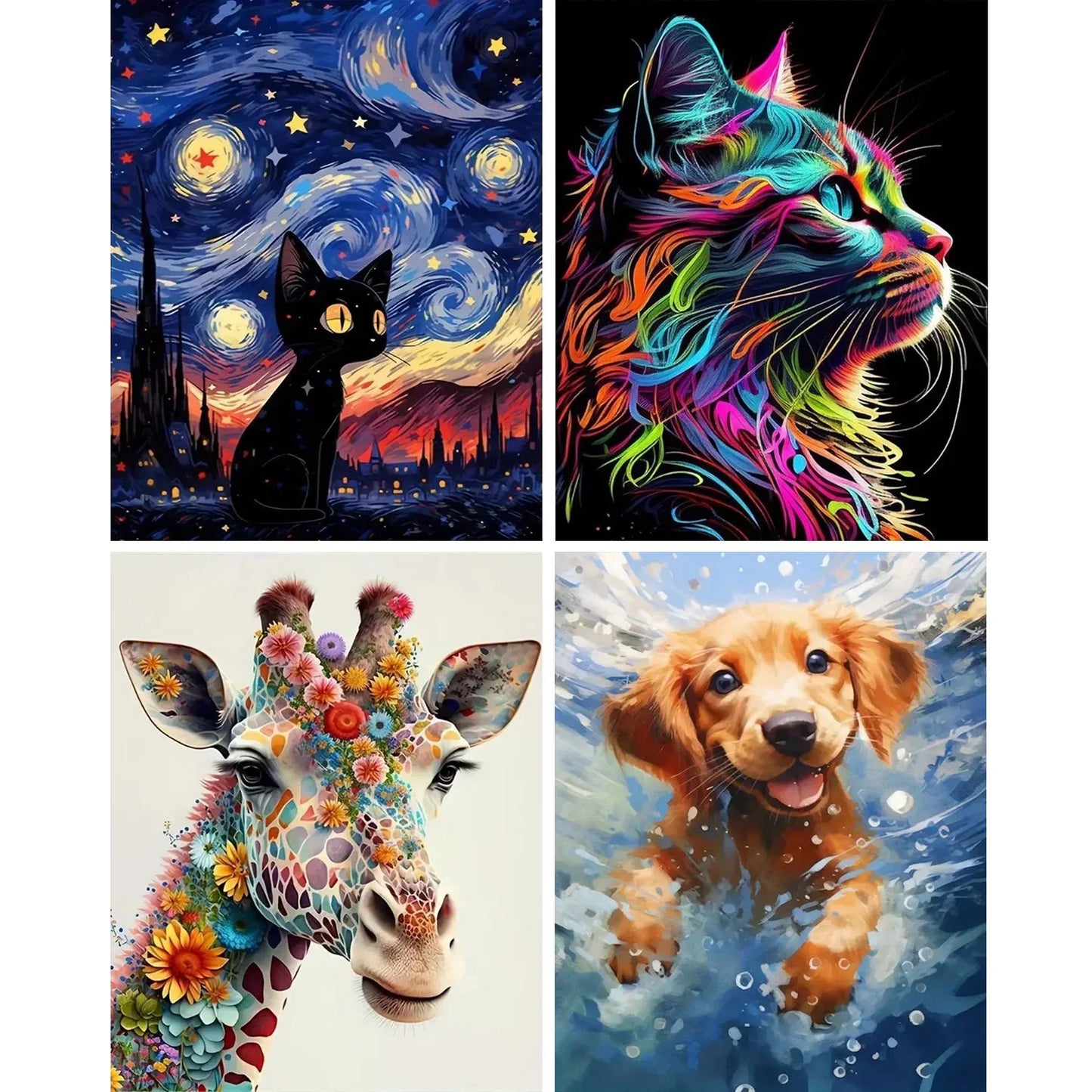 1pc Paint by Numbers Kit