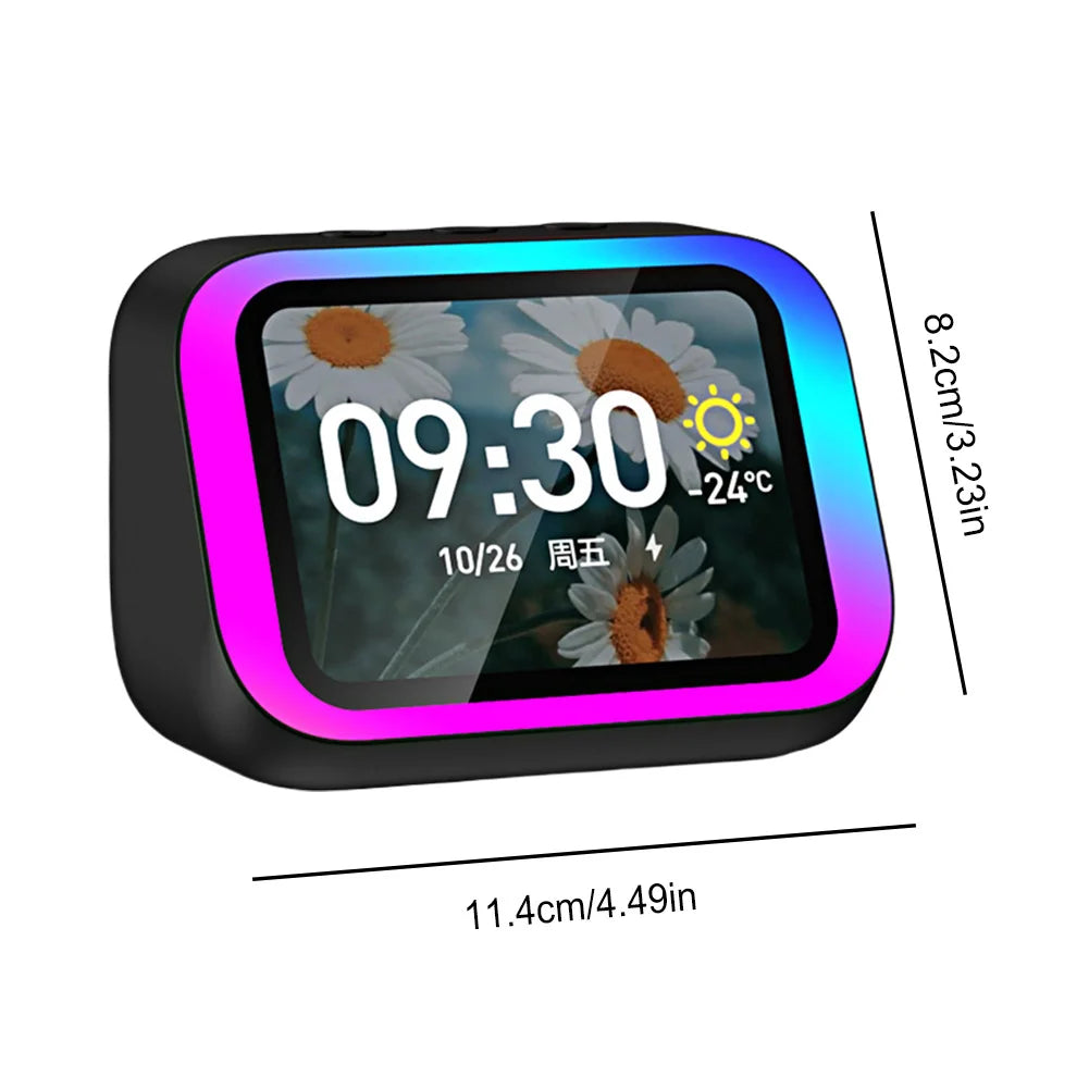 Multifunctional Smart Speaker with Clock & Weather