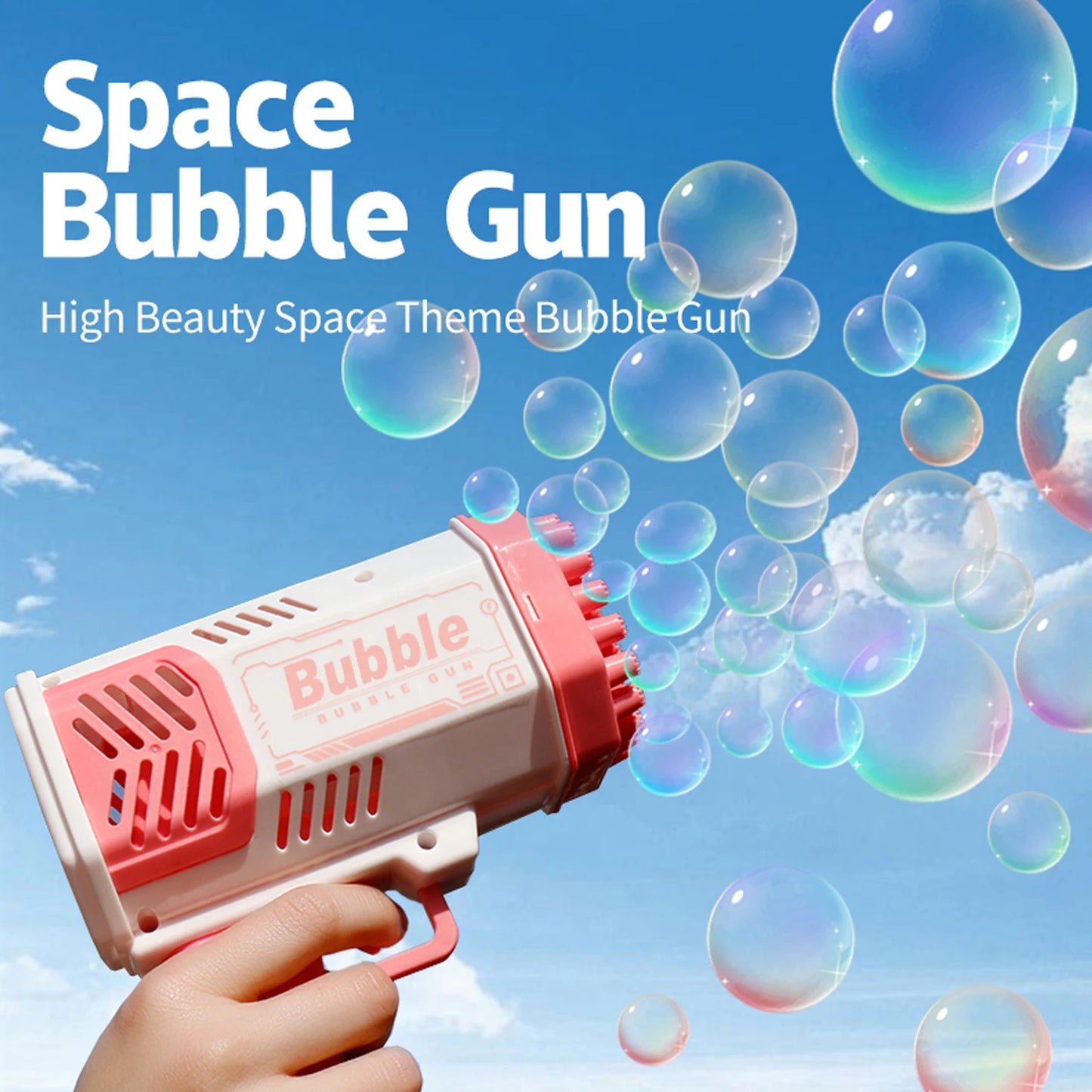 Handheld Electric Bubble Machine