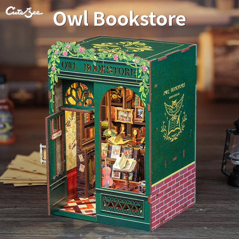 3D Mini Owl Bookstore