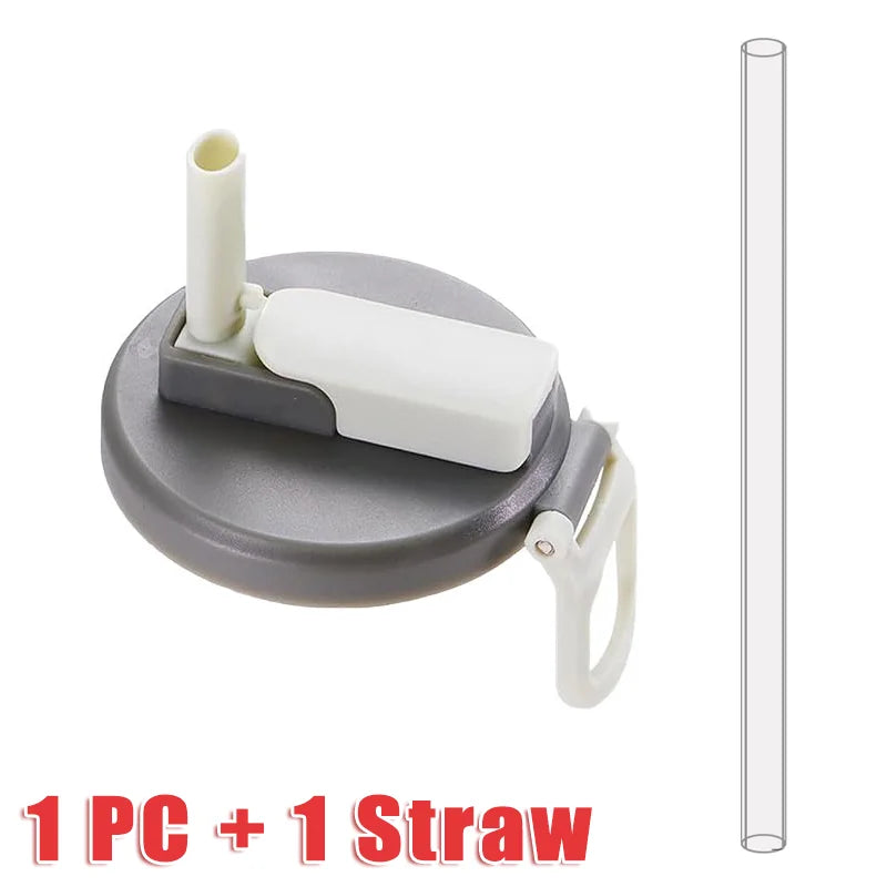 Can Lid With Silicone Straw