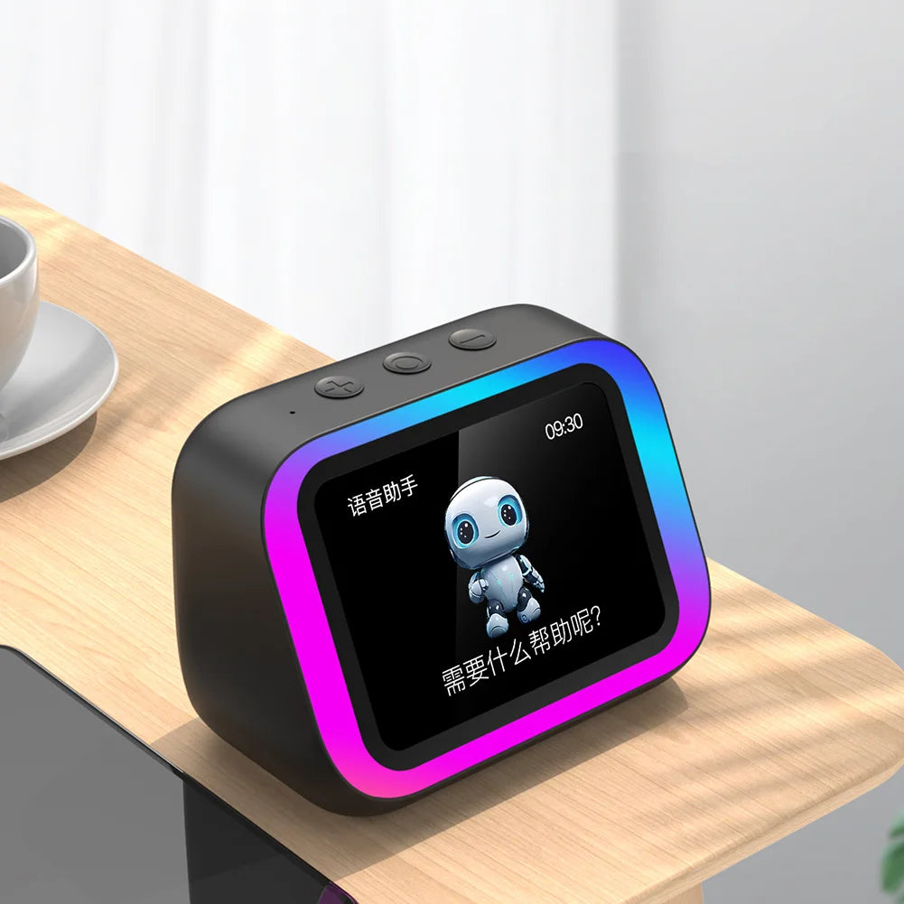 Multifunctional Smart Speaker with Clock & Weather