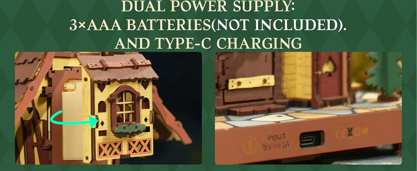 3D Wooden Clock Puzzle